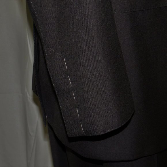 Tom Ford Fit B Regency Solid Charcoal Three Piece Three Roll Two Suit 50XL NWT - Picture 9 of 15